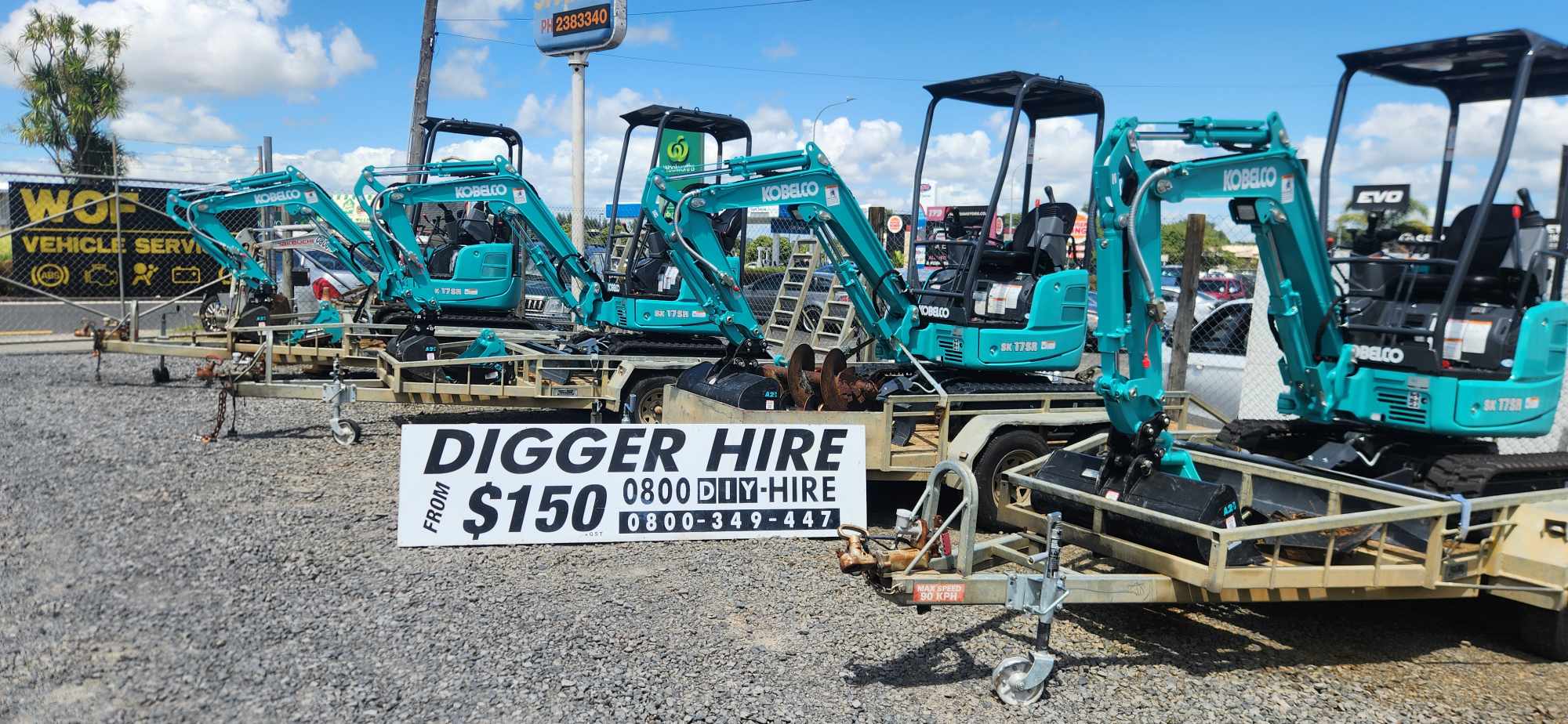 DIY-Hire yard at 177 Manukau Road, Pukekohe